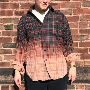 Bleach-Dyed Flannel
